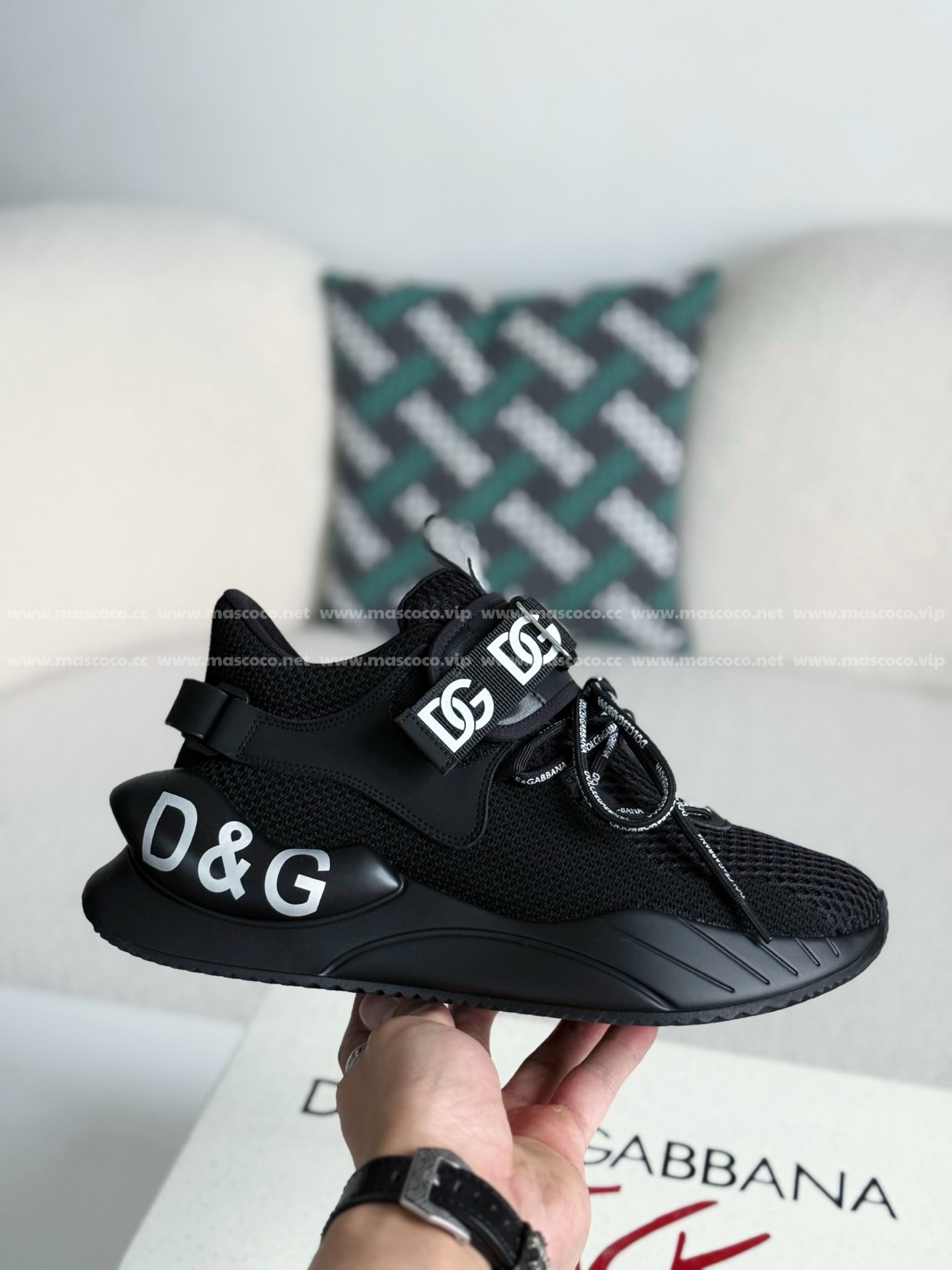 「#4234」Dolce&Gabbana Mesh Leather Sports Casual Shoes - Image 6