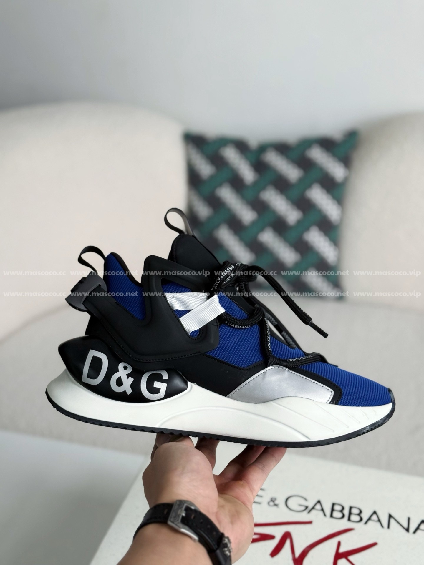 「#4235」Dolce&Gabbana Mesh Leather Sports Casual Shoes - Image 6