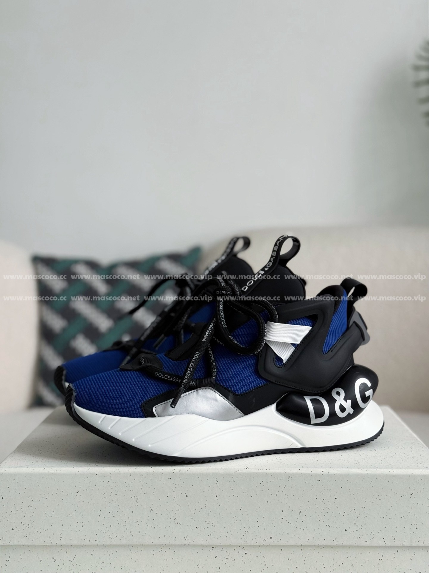 「#4235」Dolce&Gabbana Mesh Leather Sports Casual Shoes