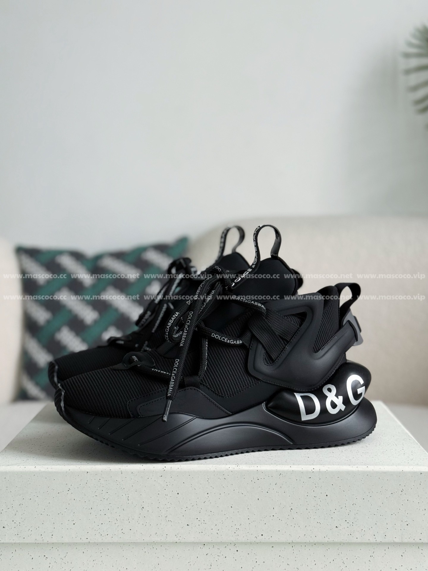 「#4236」Dolce&Gabbana Mesh Leather Sports Casual Shoes