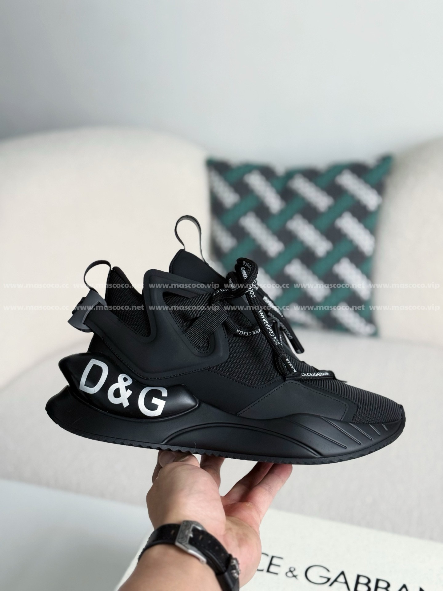 「#4236」Dolce&Gabbana Mesh Leather Sports Casual Shoes - Image 6