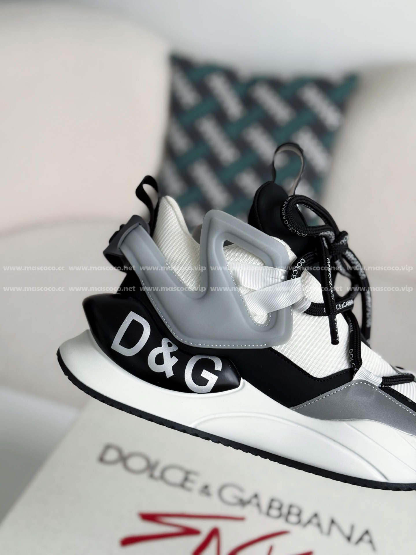 「#4237」Dolce&Gabbana Mesh Leather Sports Casual Shoes - Image 7