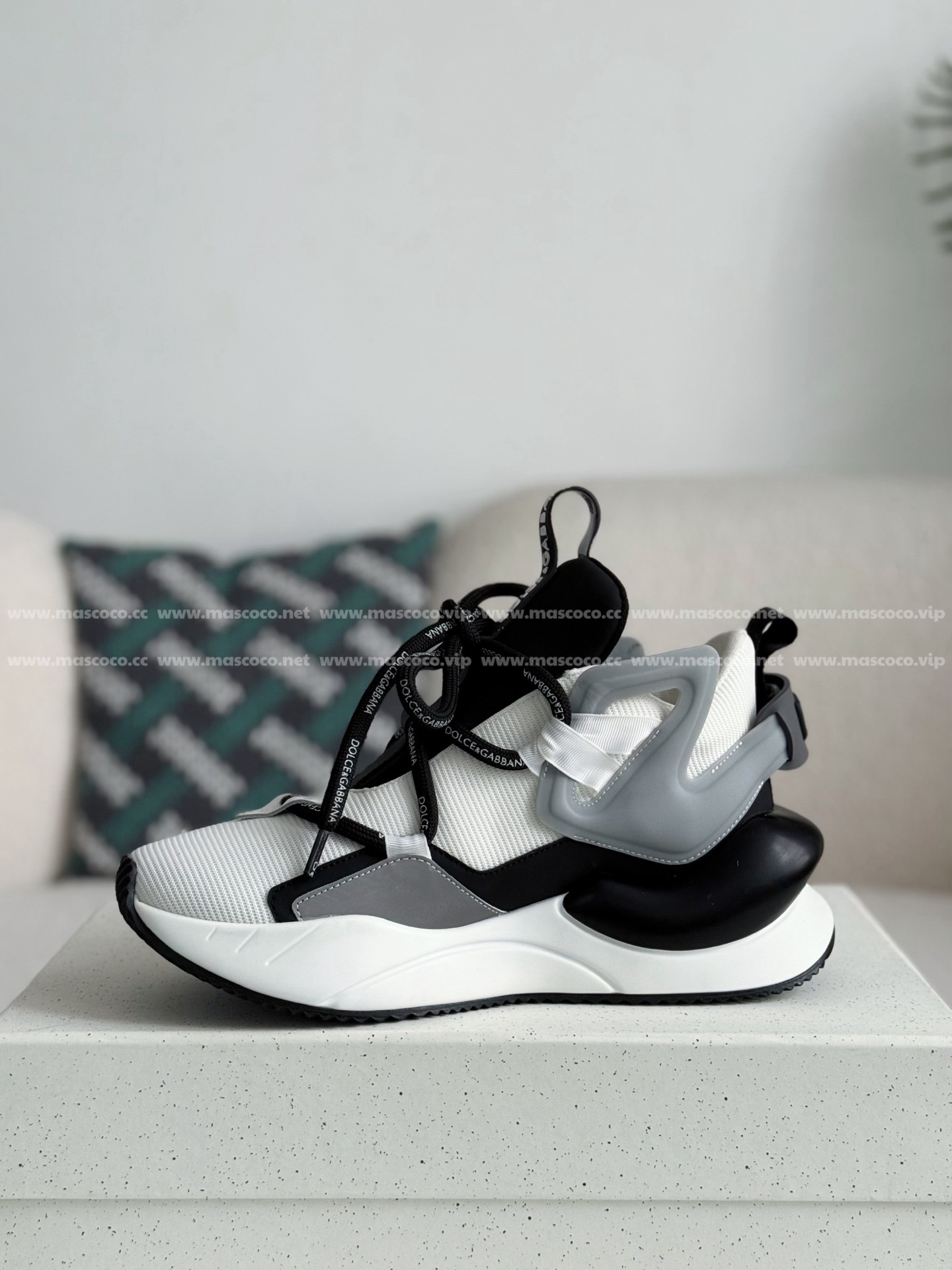 「#4237」Dolce&Gabbana Mesh Leather Sports Casual Shoes - Image 4