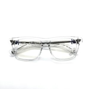 「#4246」Chrome Hearts transparent frame glasses