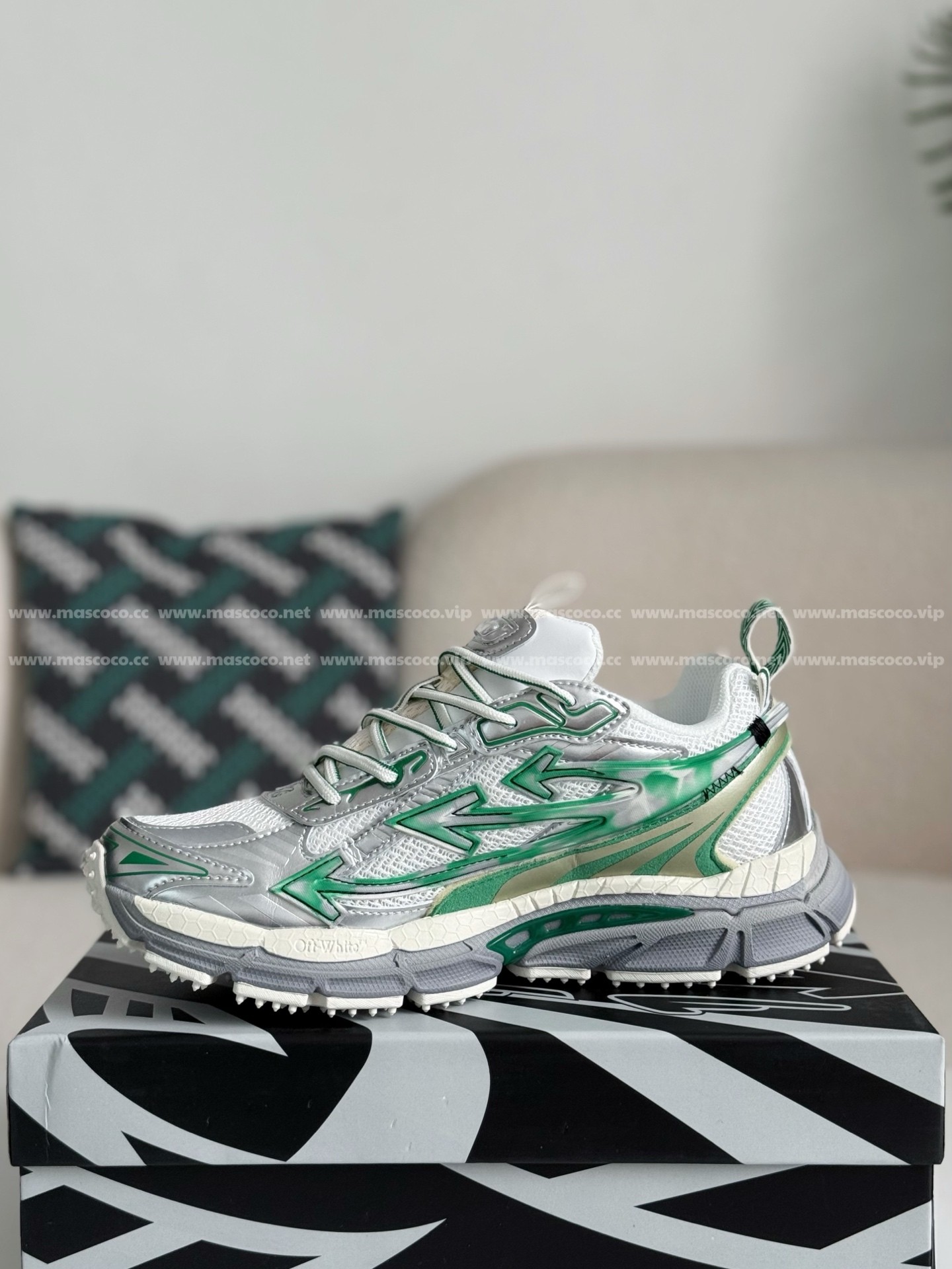 「#4278」OFF-WHITE BE RIGHT BACK CASUAL SHOES - Image 4