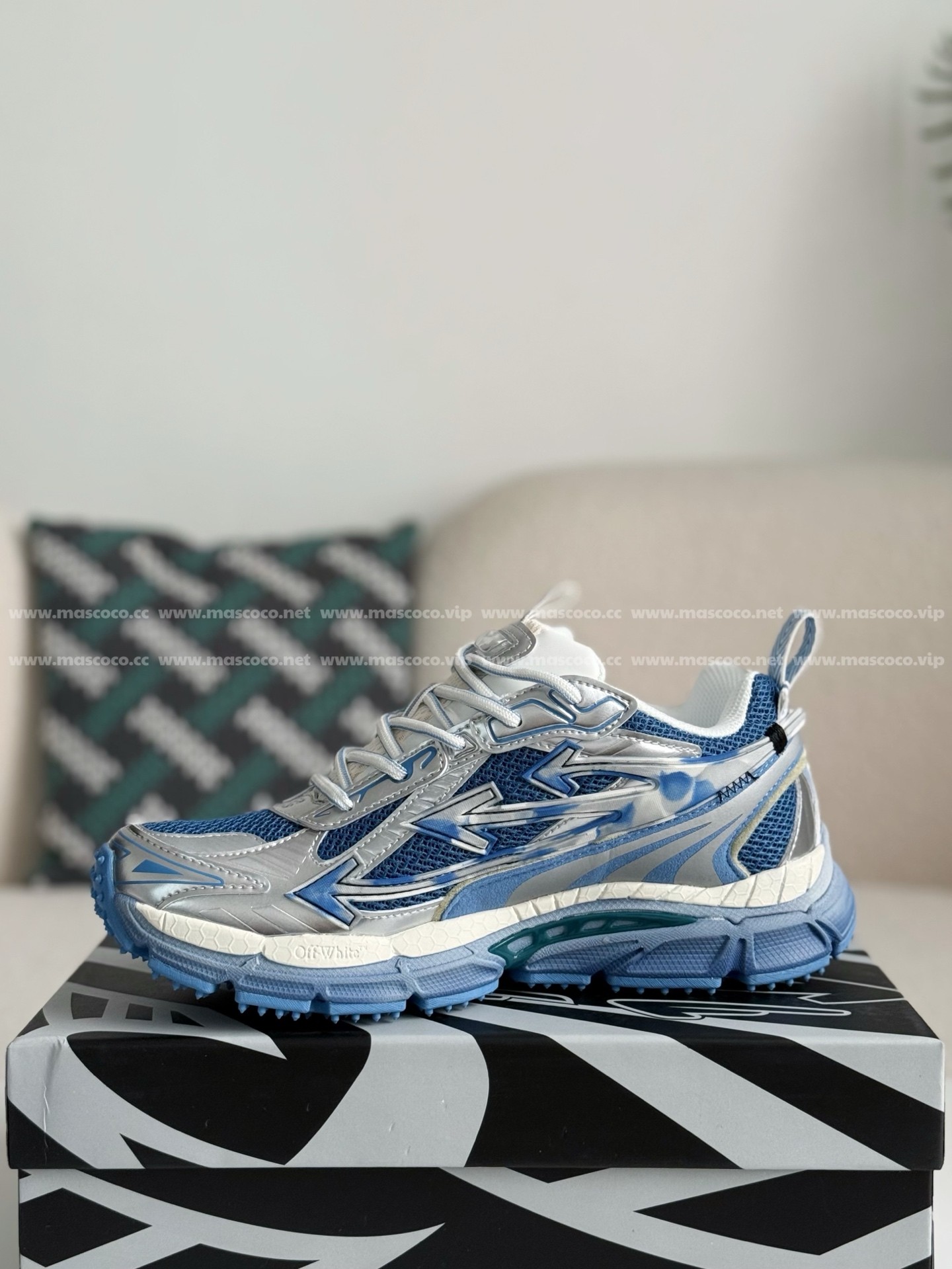 「#4279」OFF-WHITE BE RIGHT BACK CASUAL SHOES - Image 4