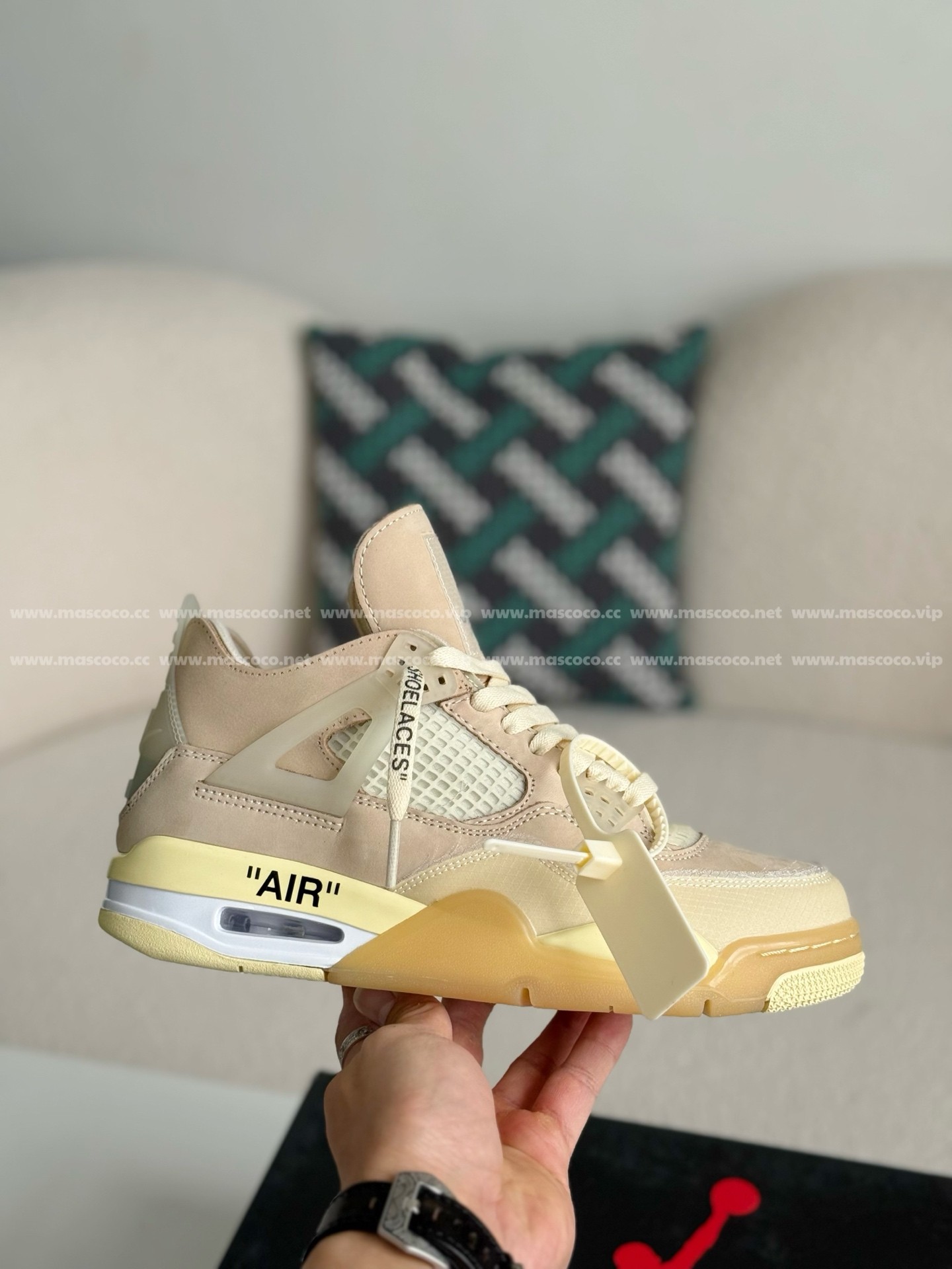 「#112」Jordan 4 AJ4 Sneakers Retro OW - Image 6
