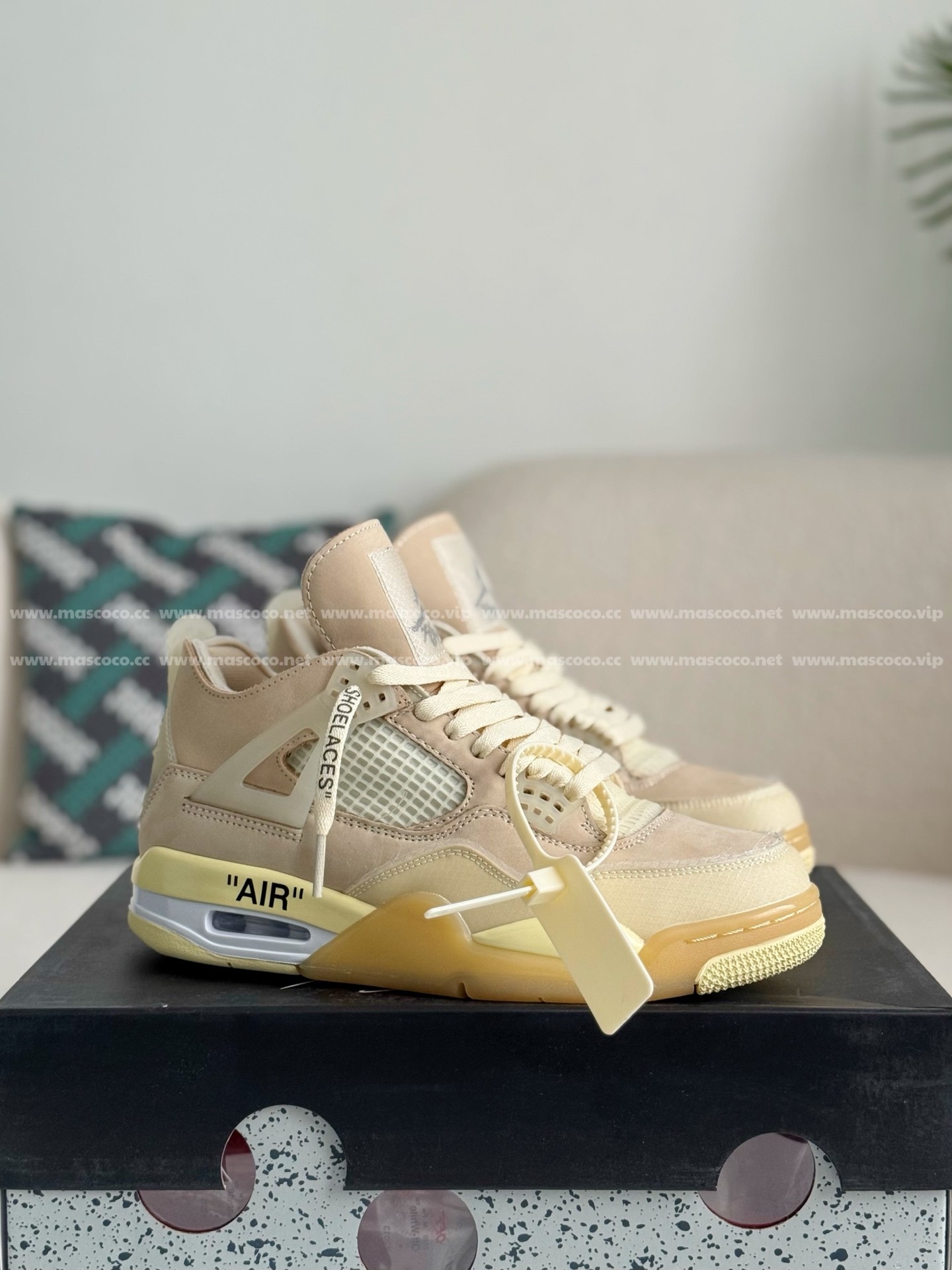 「#112」Jordan 4 AJ4 Sneakers Retro OW - Image 2