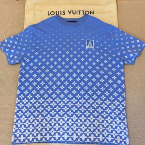 「#4465」LOUIS VUITTON Ski Series Gradient Snowflake Knit Short Sleeve