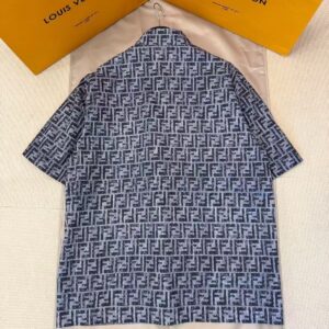 「#4466」FENDI monogram FF denim monogram shirt