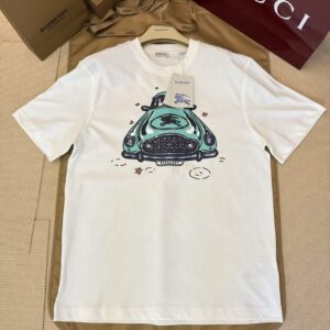 「#4484」BURBERRY car print short sleeve