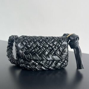 「#4488」BOTTECA VENETA Kalimero Citta imported cowhide pure hand-woven bag