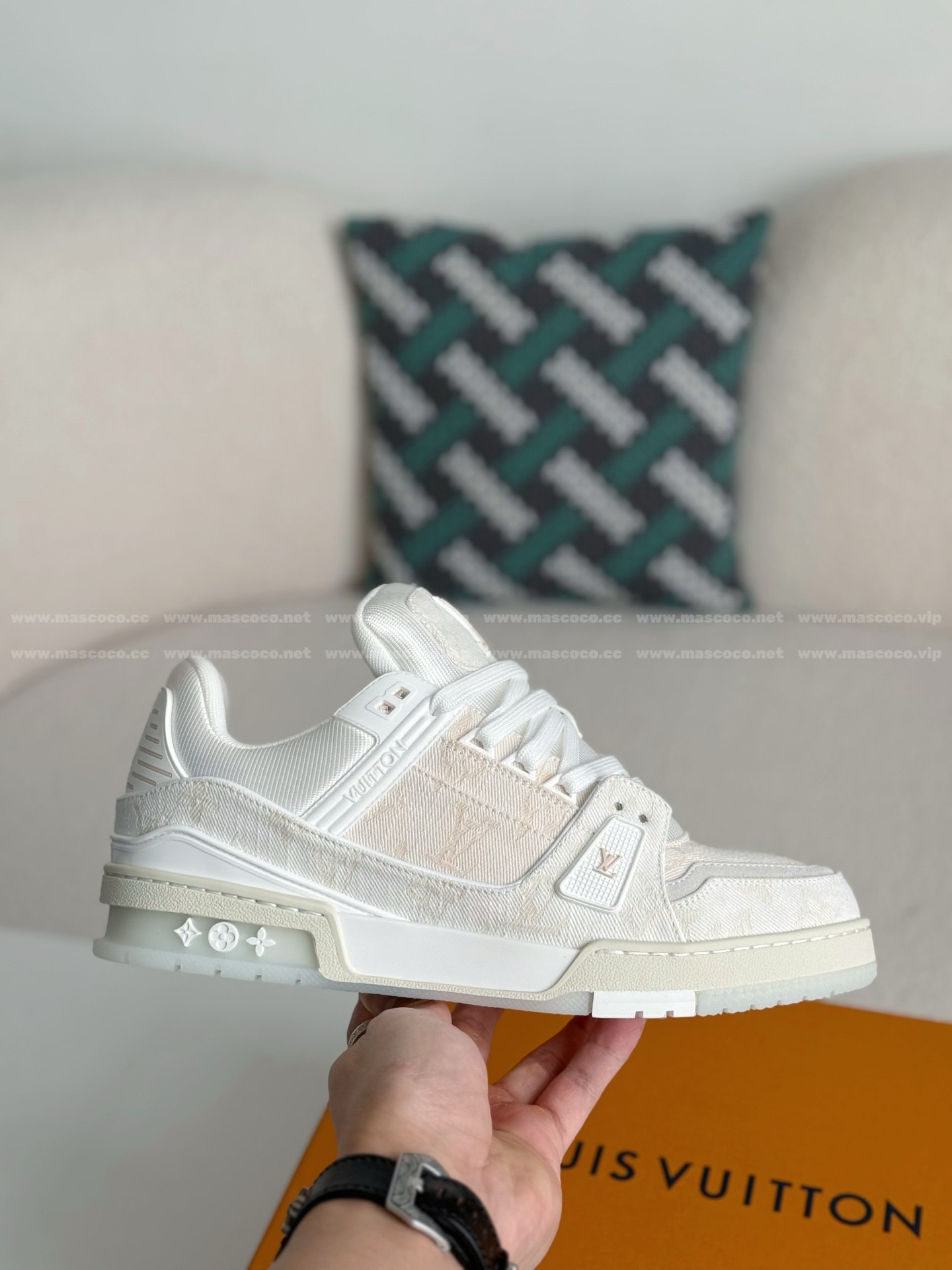 「#205」LOUIS VUITTON TRAINER 1A8Z4S Sneaker - Image 6
