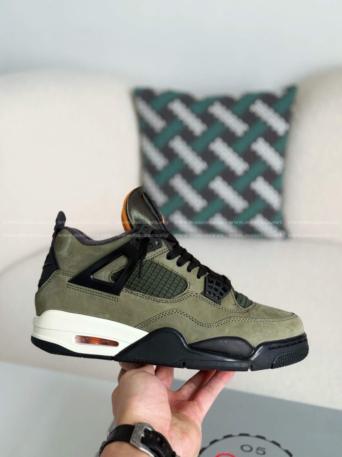 「#4500」Jordan Air Jordan 4 retro wear-resistant non-slip mid-top - Image 6