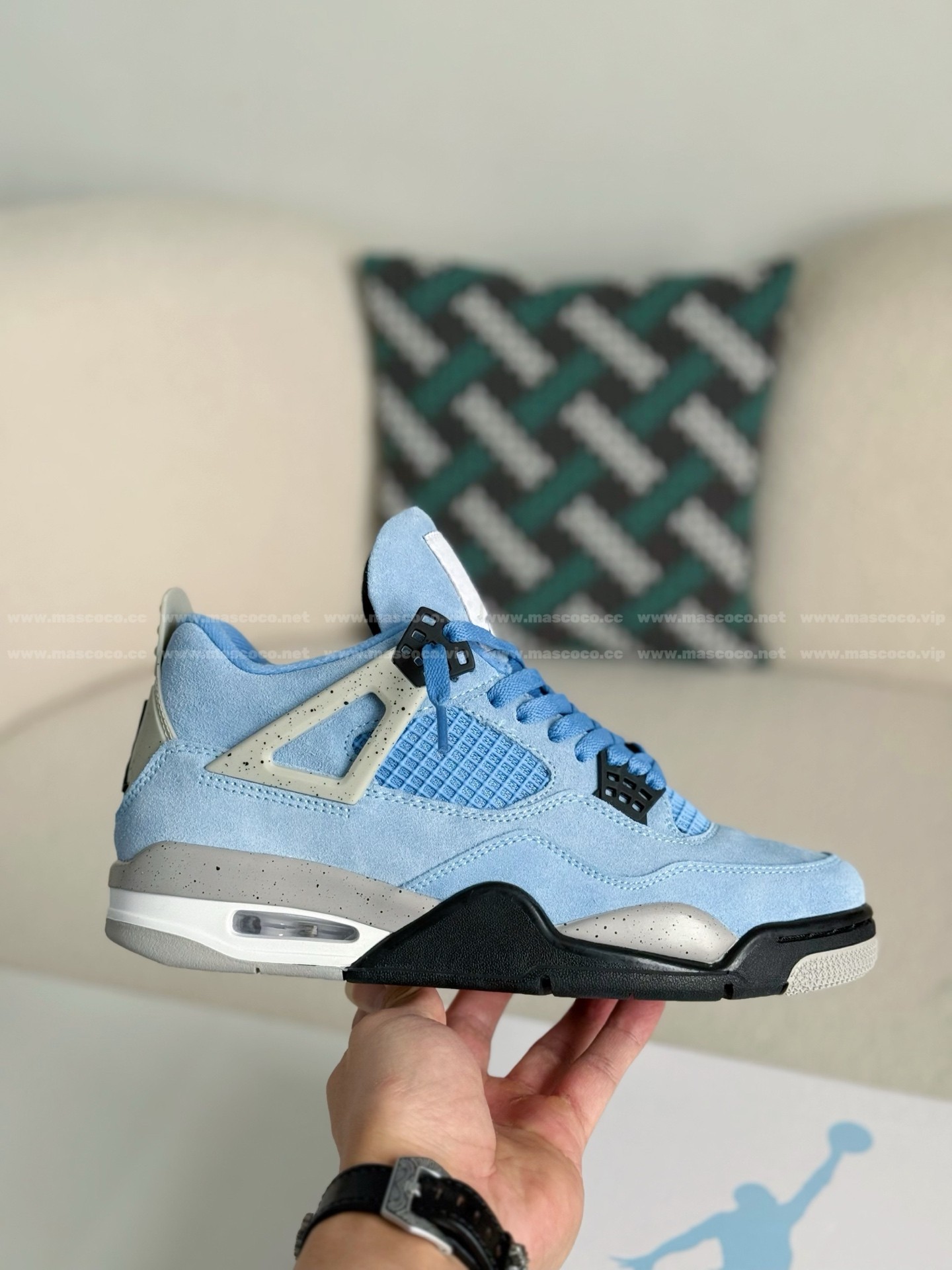「#115」Union x NIKE Air Jordan 4 AJ4 Sneakers - Image 6