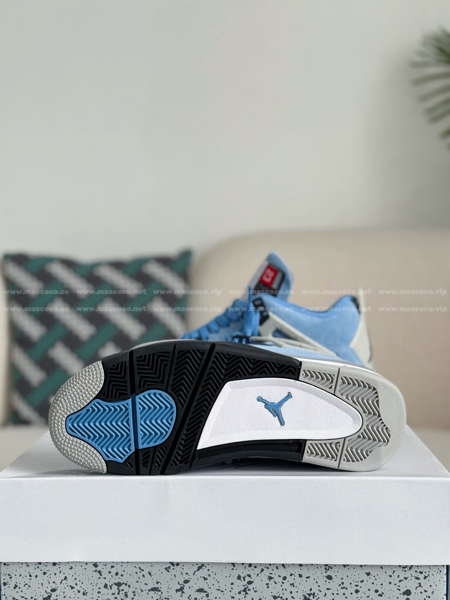「#115」Union x NIKE Air Jordan 4 AJ4 Sneakers - Image 5