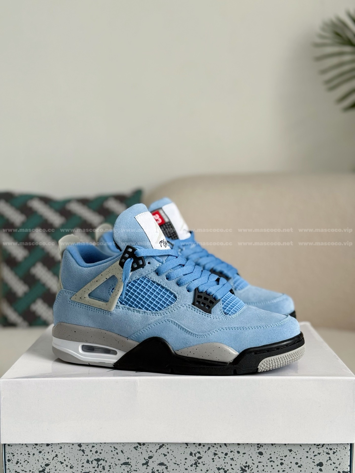 「#115」Union x NIKE Air Jordan 4 AJ4 Sneakers - Image 2