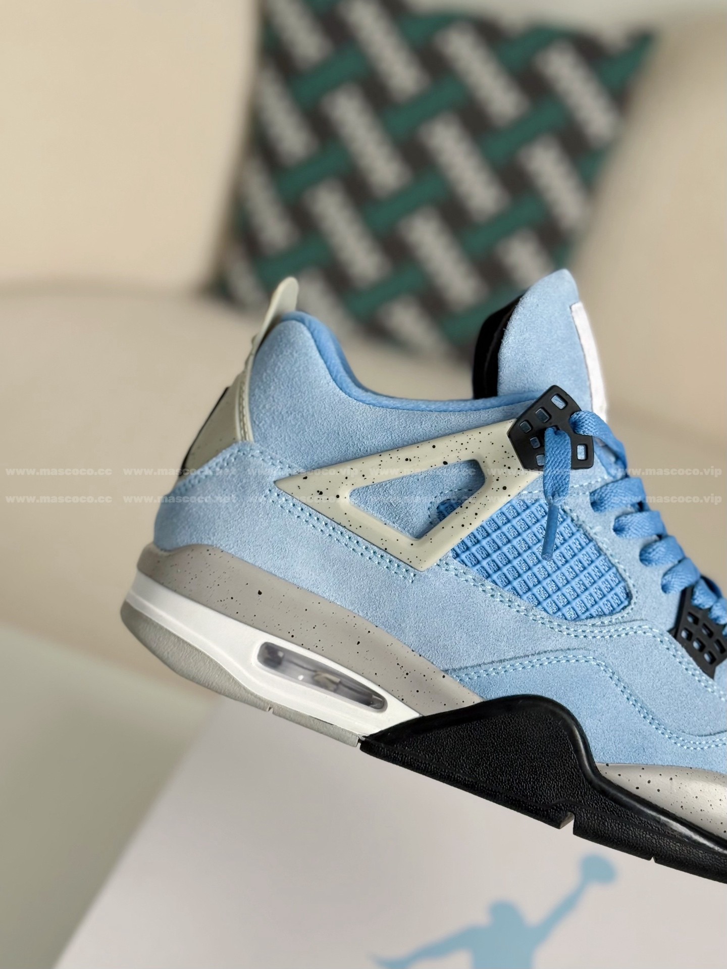 「#115」Union x NIKE Air Jordan 4 AJ4 Sneakers - Image 7