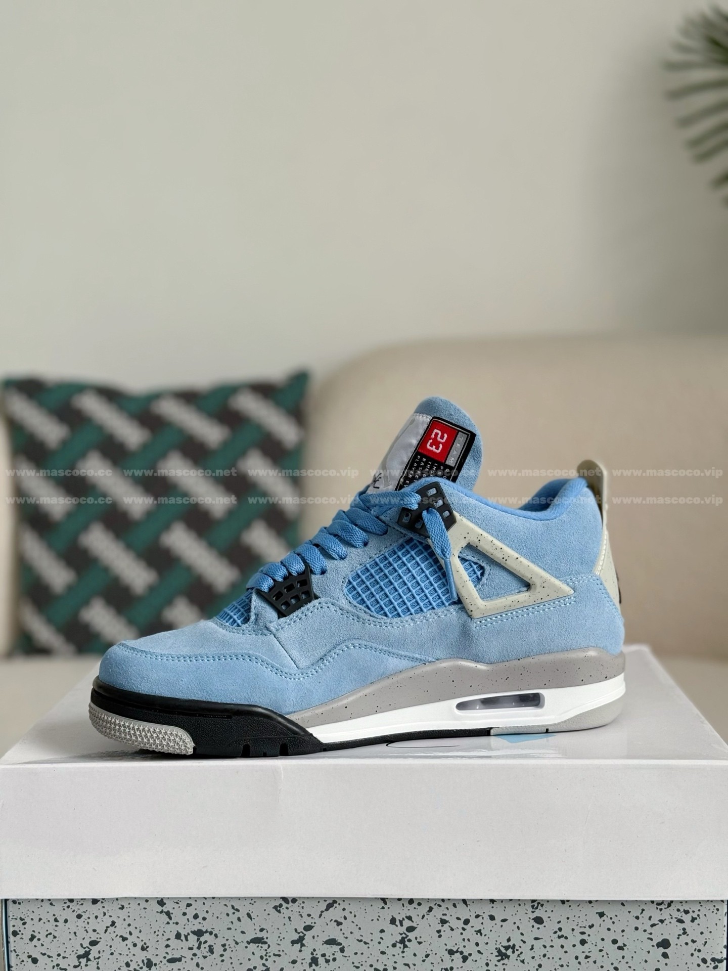 「#115」Union x NIKE Air Jordan 4 AJ4 Sneakers - Image 4