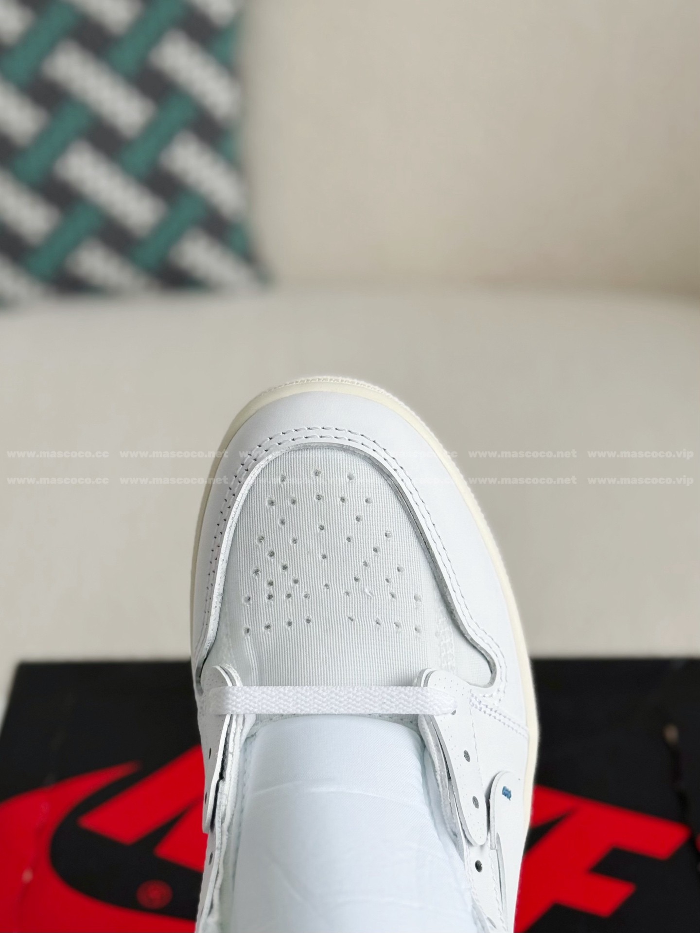 「#517」Off-White Air Jordan 1 Retro High White - Image 10