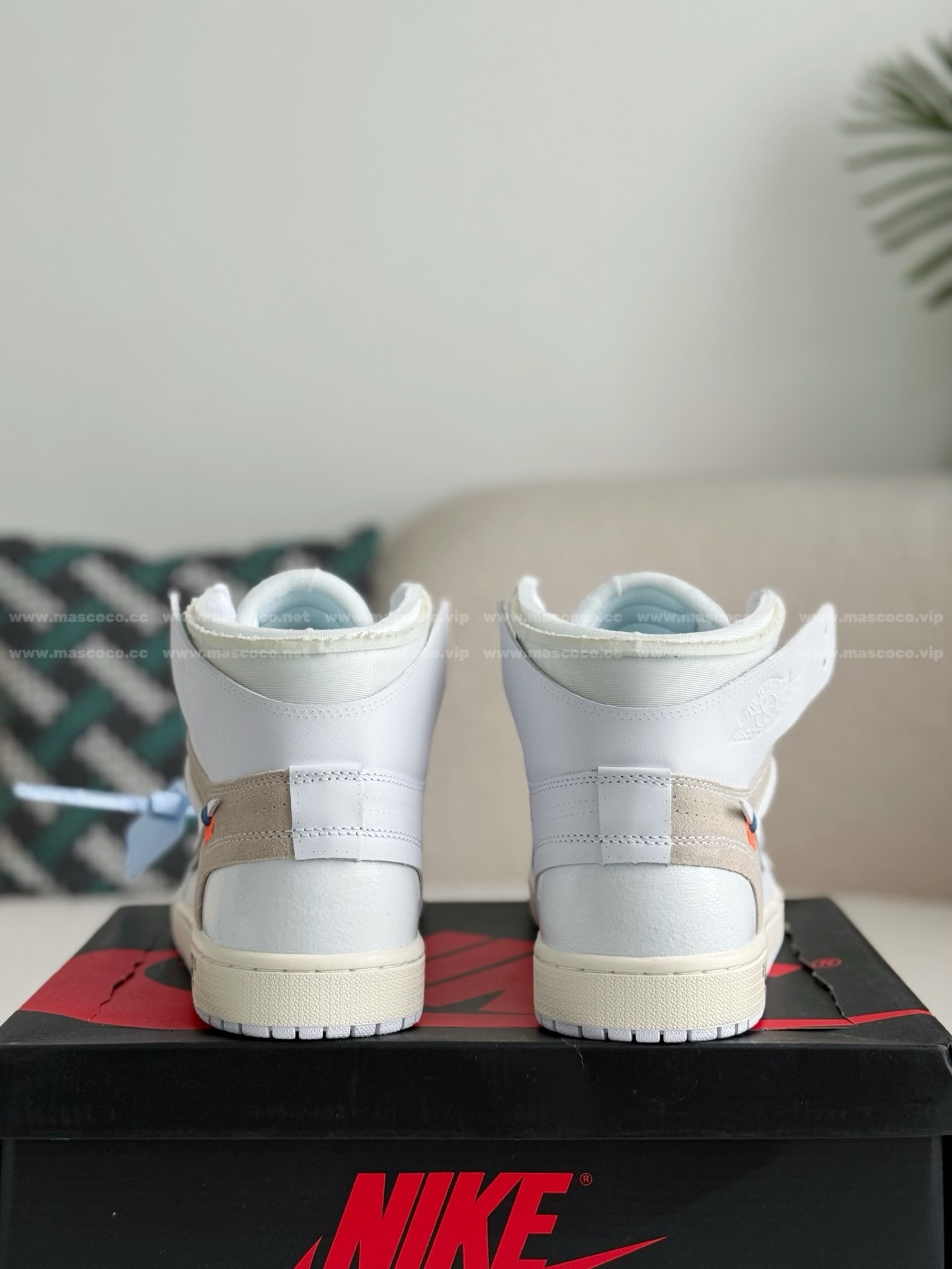 「#517」Off-White Air Jordan 1 Retro High White - Image 3