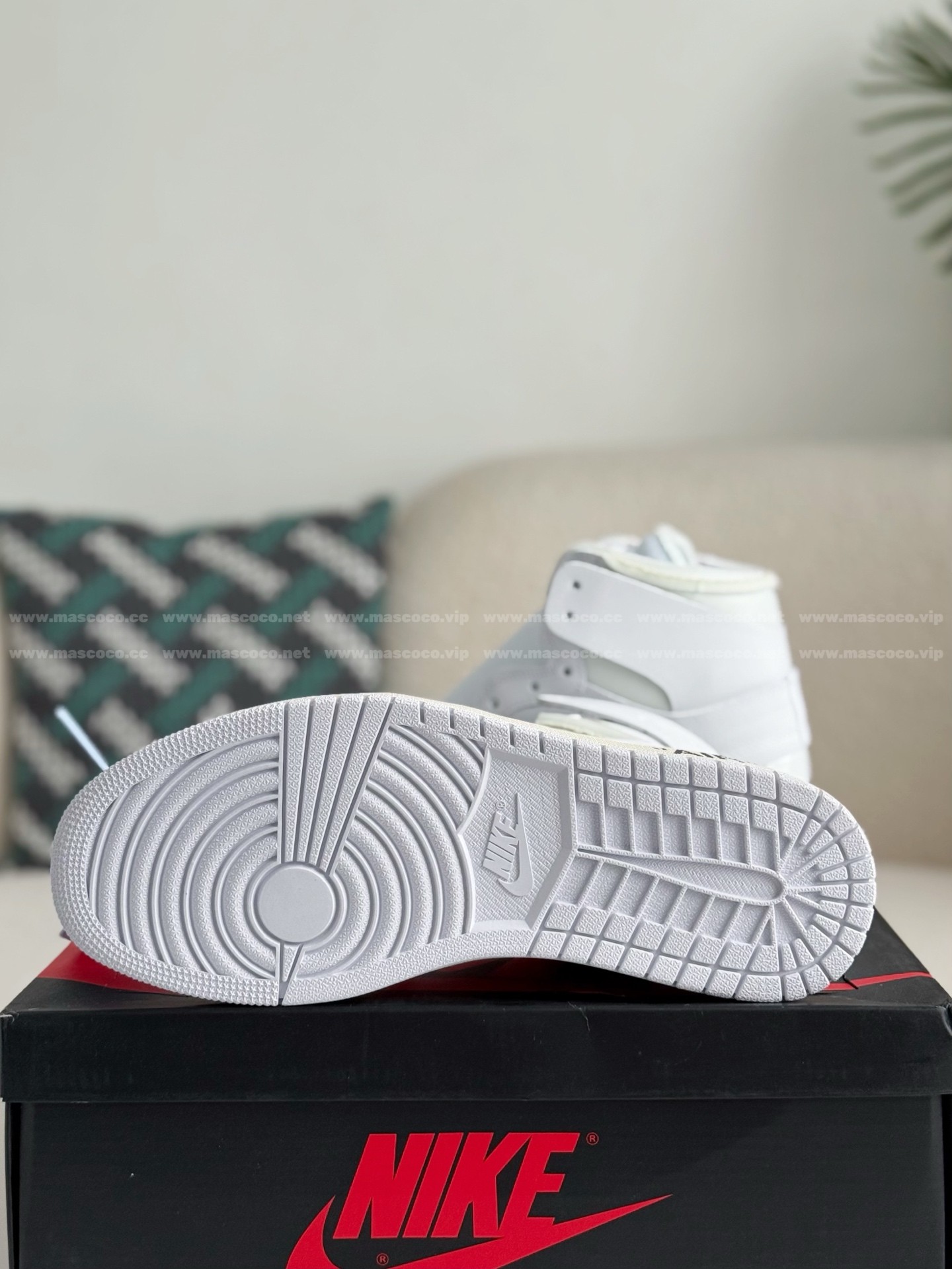「#517」Off-White Air Jordan 1 Retro High White - Image 5