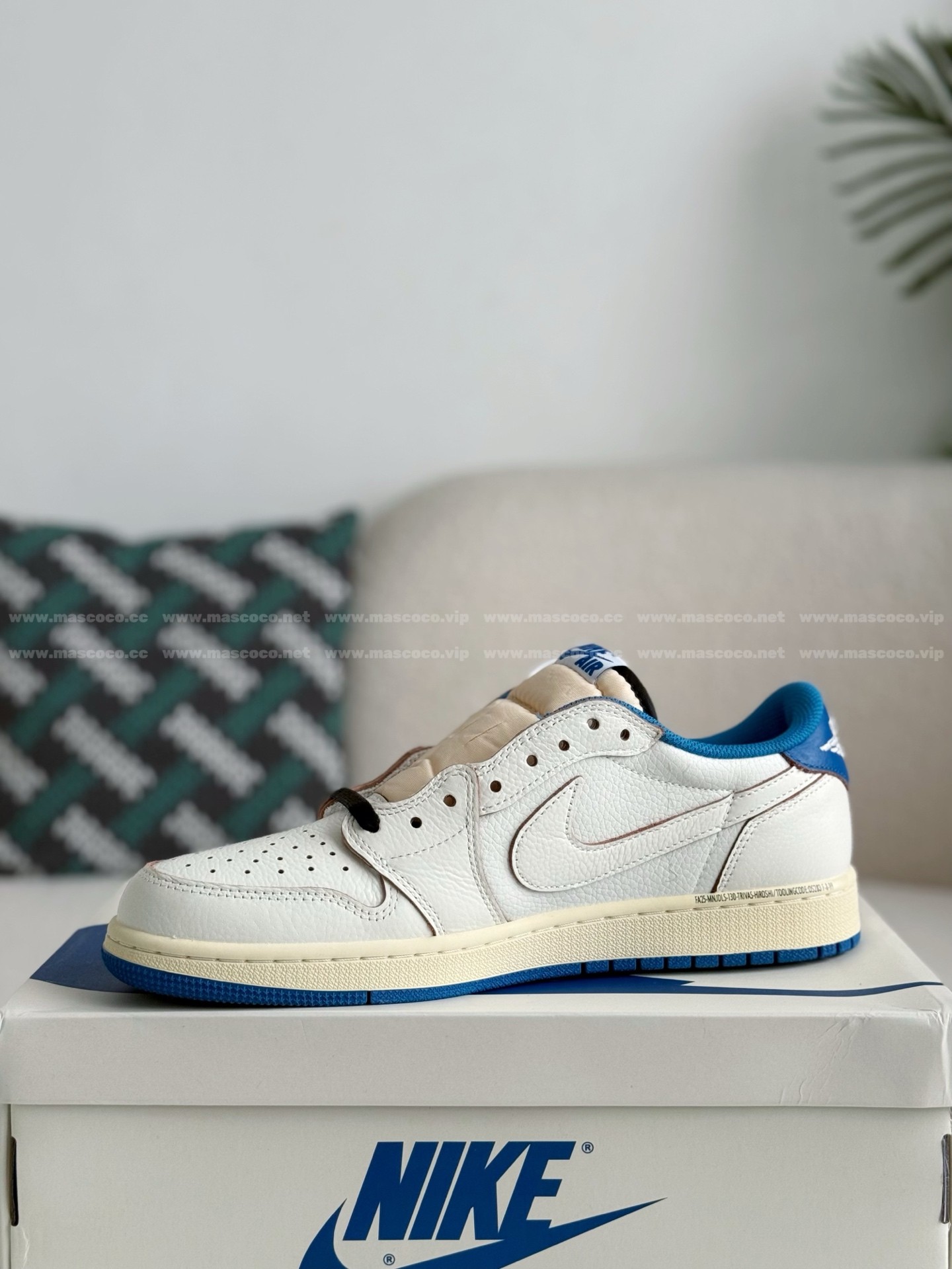 「#4524」Travis Scott × Jordan Air Jordan 1 Low Golf - Image 4