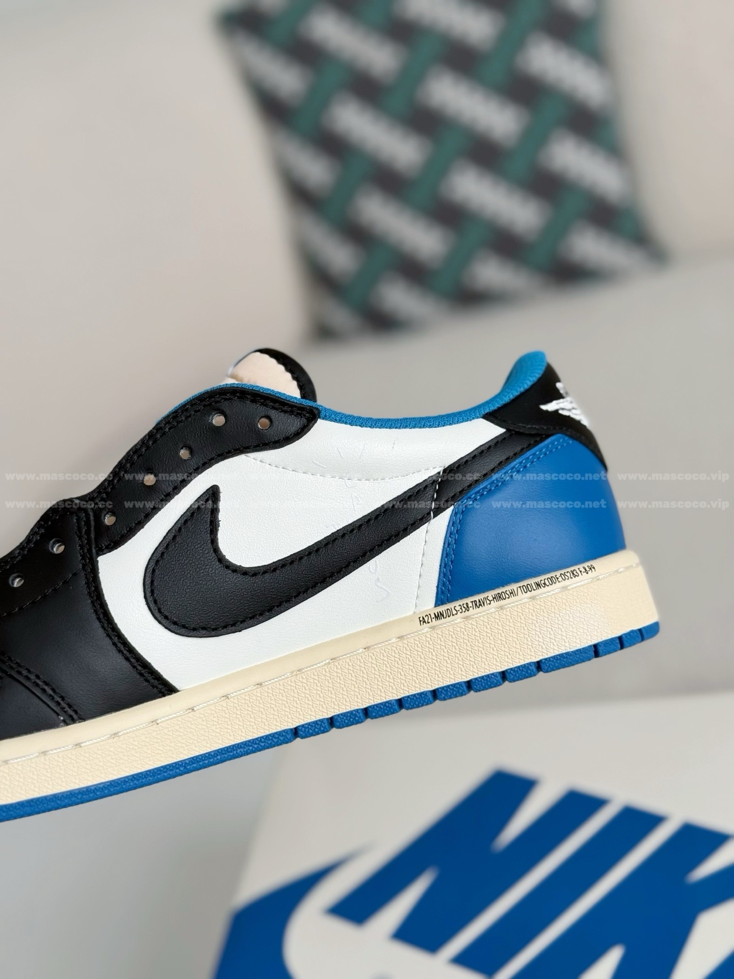 「#145」Nike AirJordan1 x TravisScott AJ Low - Image 8