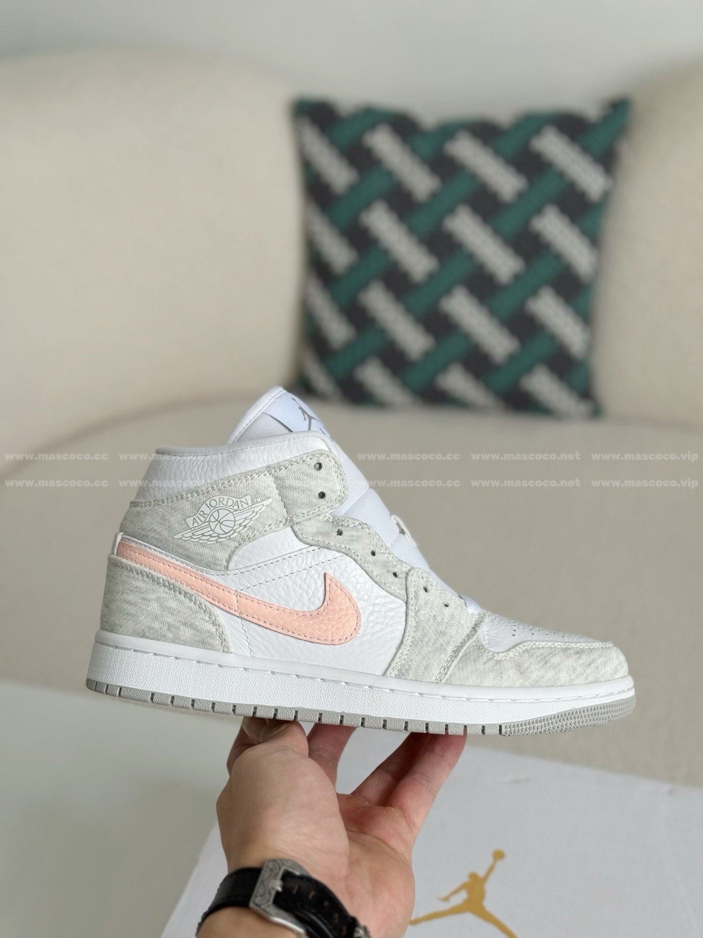 「#4529」Jordan Air Jordan 1 Retro Basketball Shoes - Image 6
