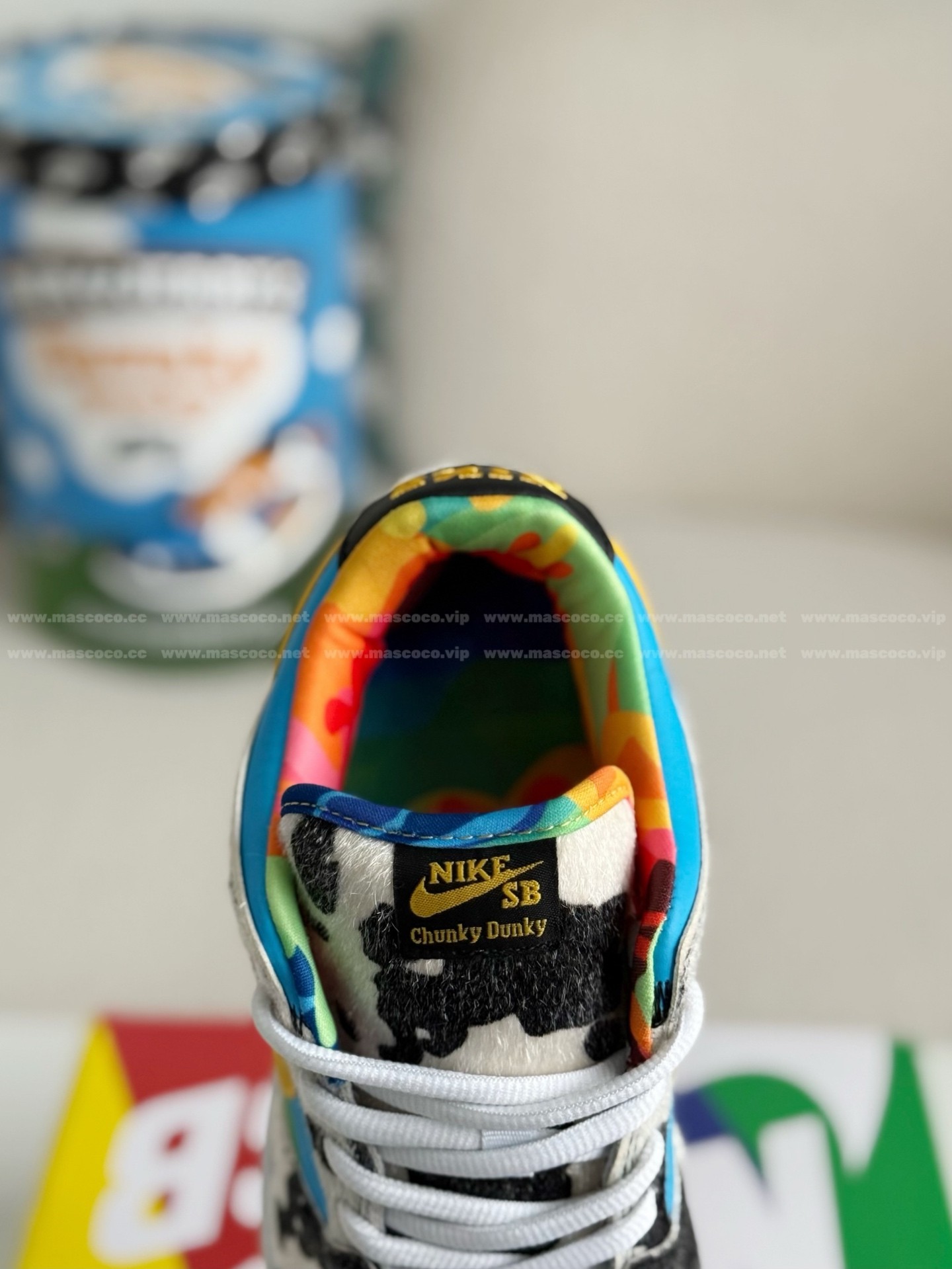 「#68」Nike SB Dunk Low Ben&Jerry's Chunky Sneakers - Image 8