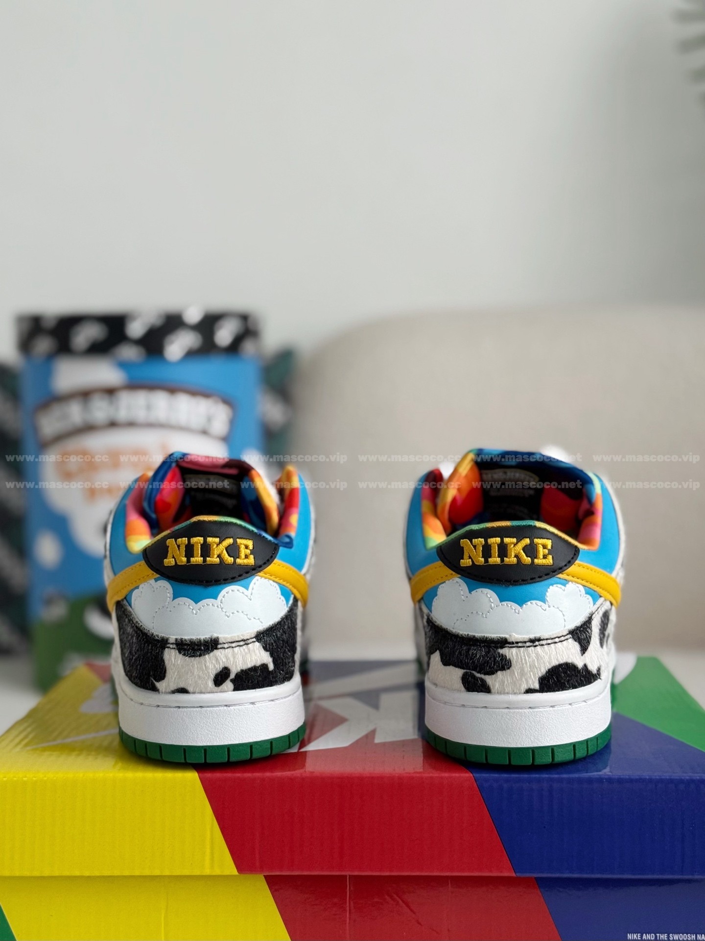 「#68」Nike SB Dunk Low Ben&Jerry's Chunky Sneakers - Image 3