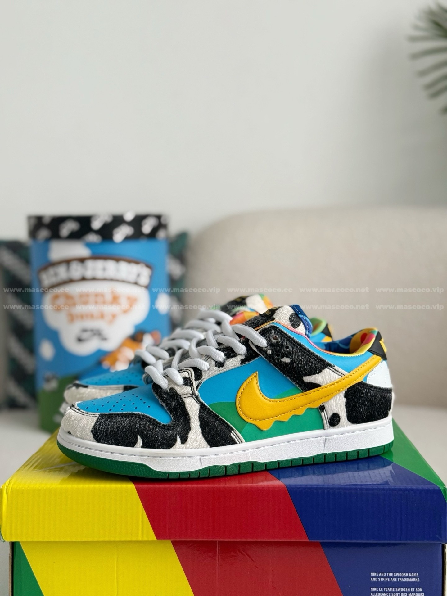 「#68」Nike SB Dunk Low Ben&Jerry's Chunky Sneakers
