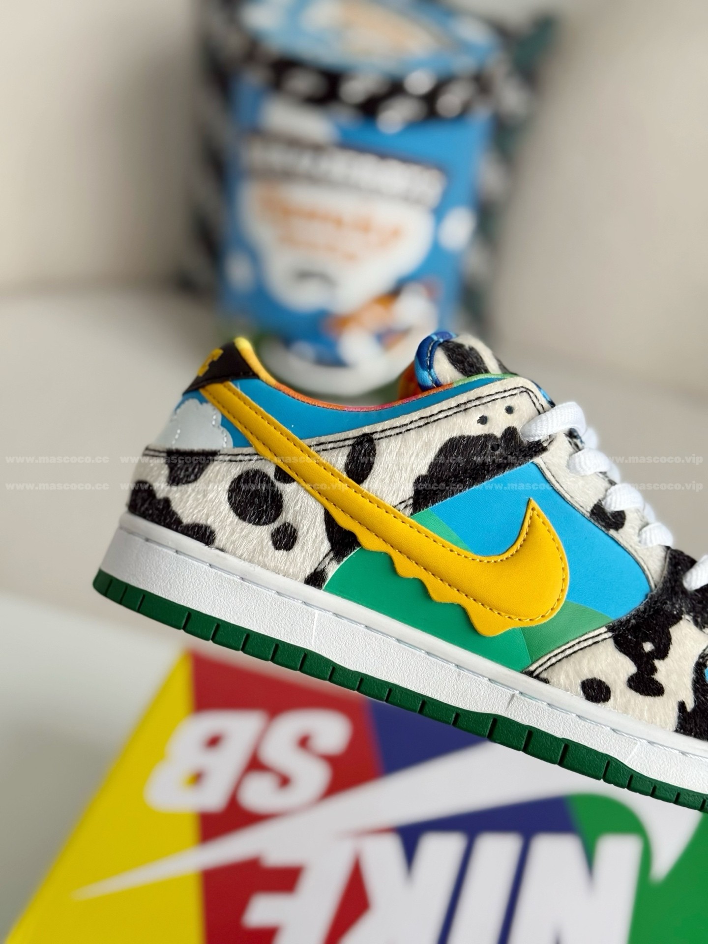 「#68」Nike SB Dunk Low Ben&Jerry's Chunky Sneakers - Image 7