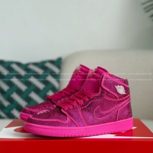 「#4577」Jordan 1 Hand-Set Rhinestones High Sneakers