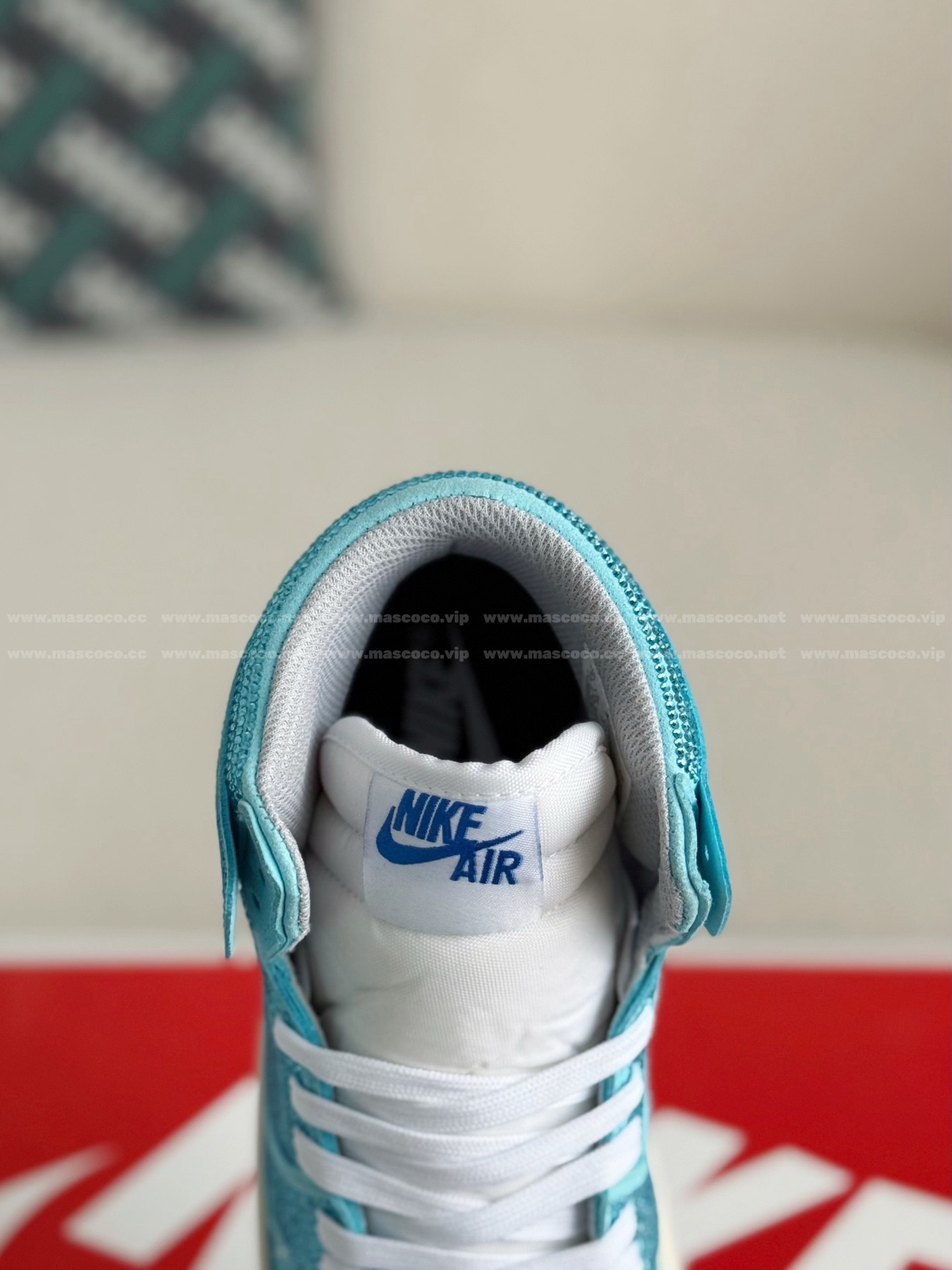 「#4586」Jordan 1 Hand-Set Rhinestones High Sneakers - Image 8