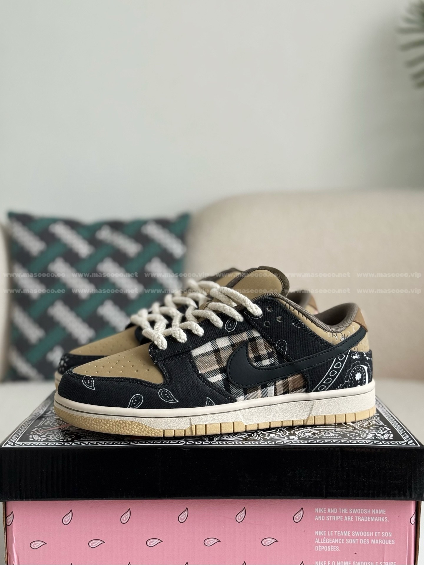 「#857」Nike Dunk Low Jackboys SB X Travis Scott