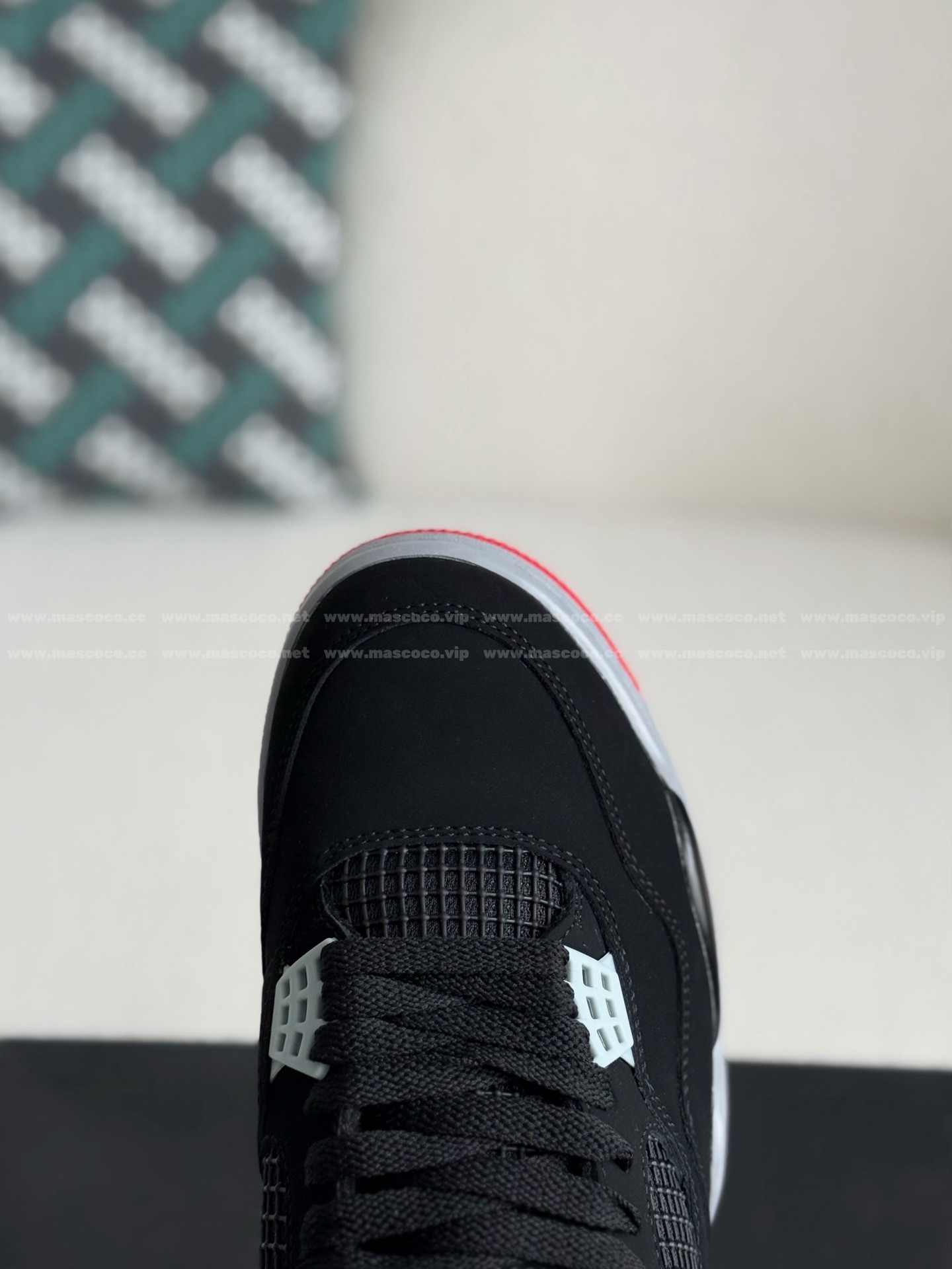 「#114」Jordan 4 AJ4 Sneakers Retro Oreo - Image 9