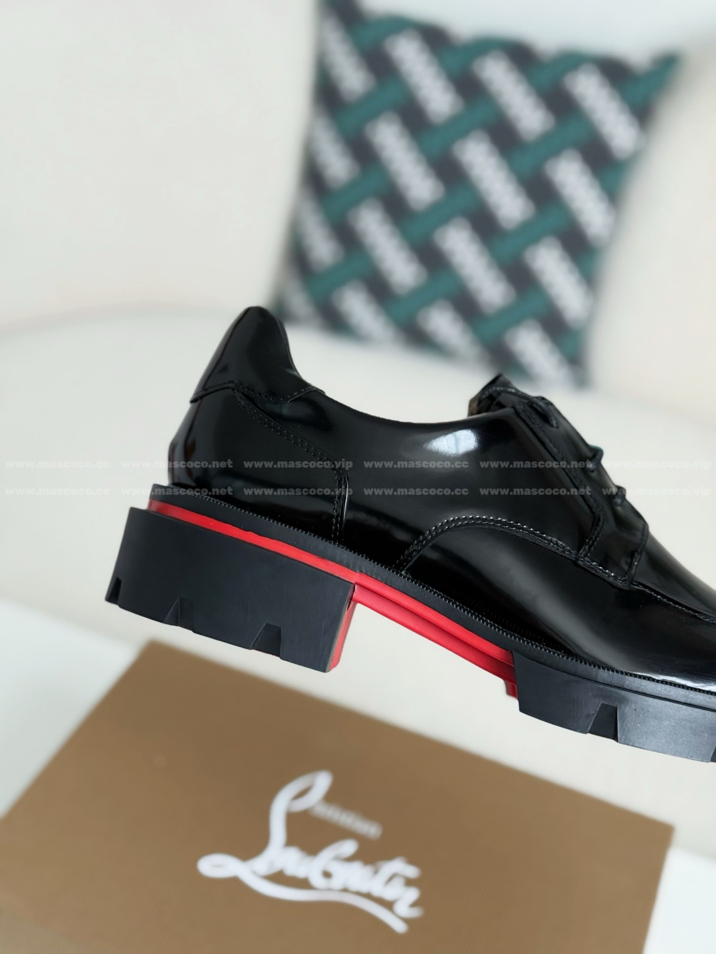 「#4635」Christian Louboutin Leather Casual Shoes - Image 7