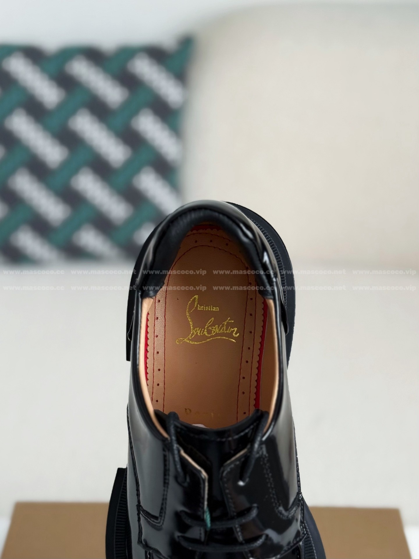 「#4635」Christian Louboutin Leather Casual Shoes - Image 8