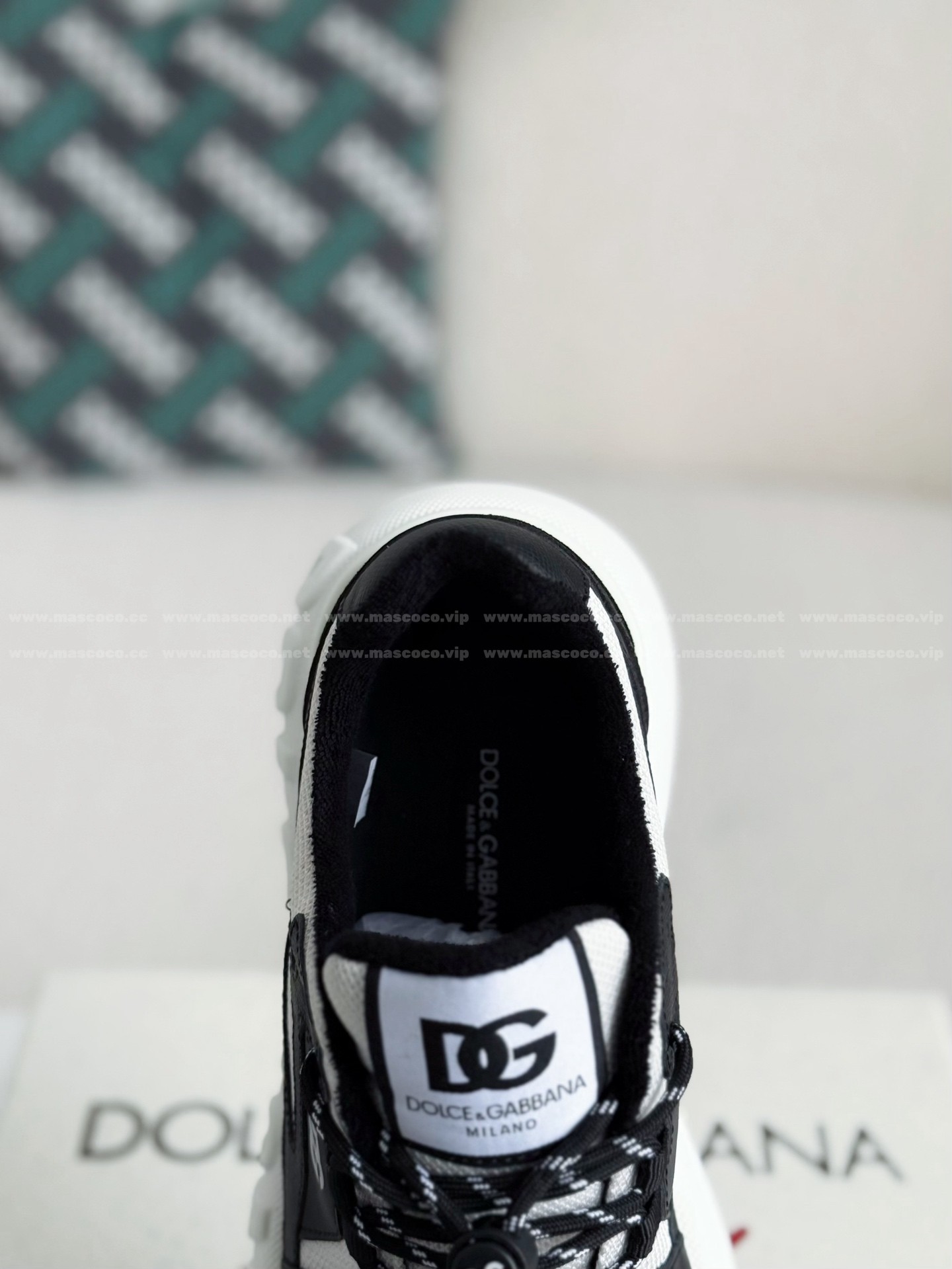 「#4644」Dolce&Gabbana Mesh Leather Sports Casual Shoes - Image 8