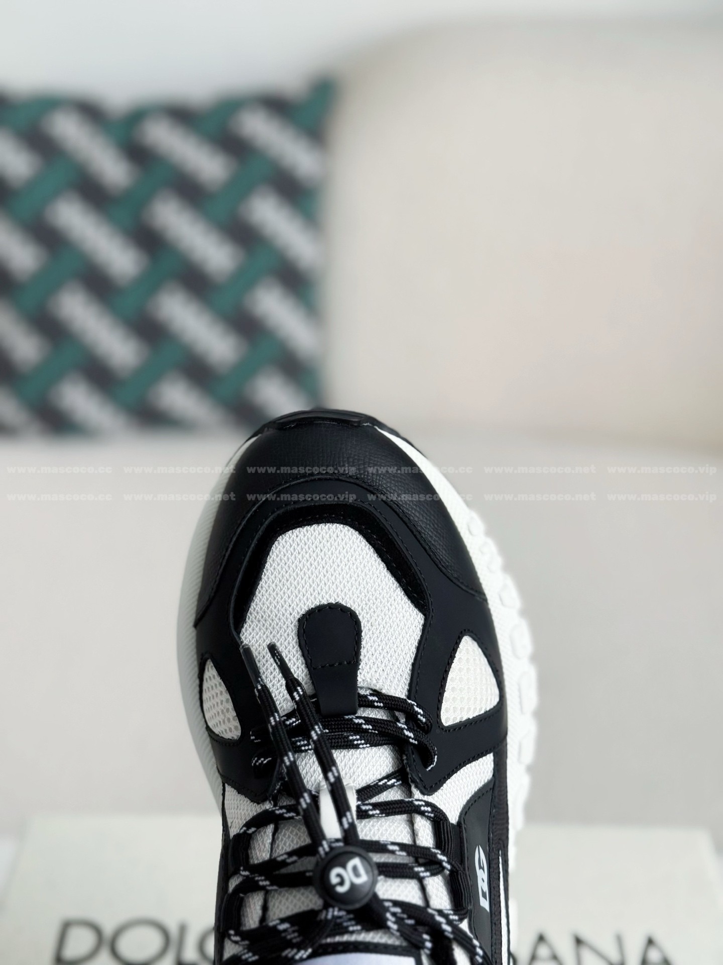 「#4644」Dolce&Gabbana Mesh Leather Sports Casual Shoes - Image 9