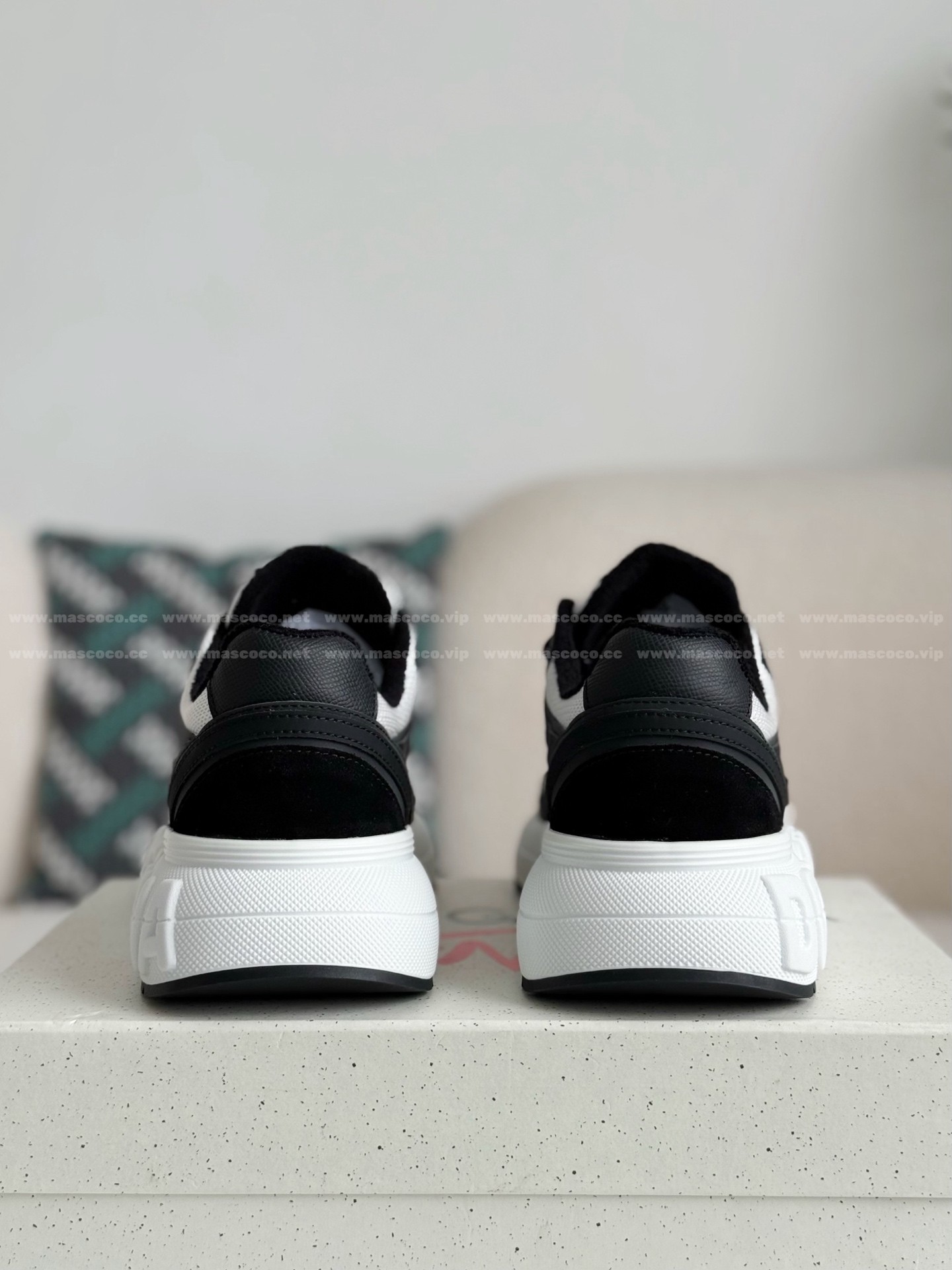 「#4644」Dolce&Gabbana Mesh Leather Sports Casual Shoes - Image 3