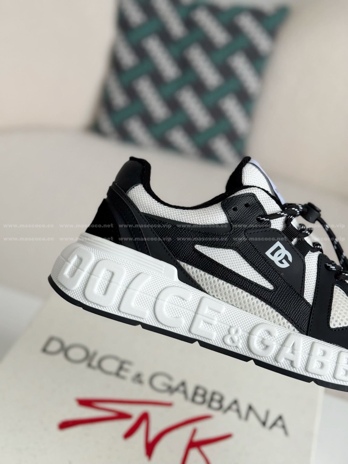 「#4644」Dolce&Gabbana Mesh Leather Sports Casual Shoes - Image 7
