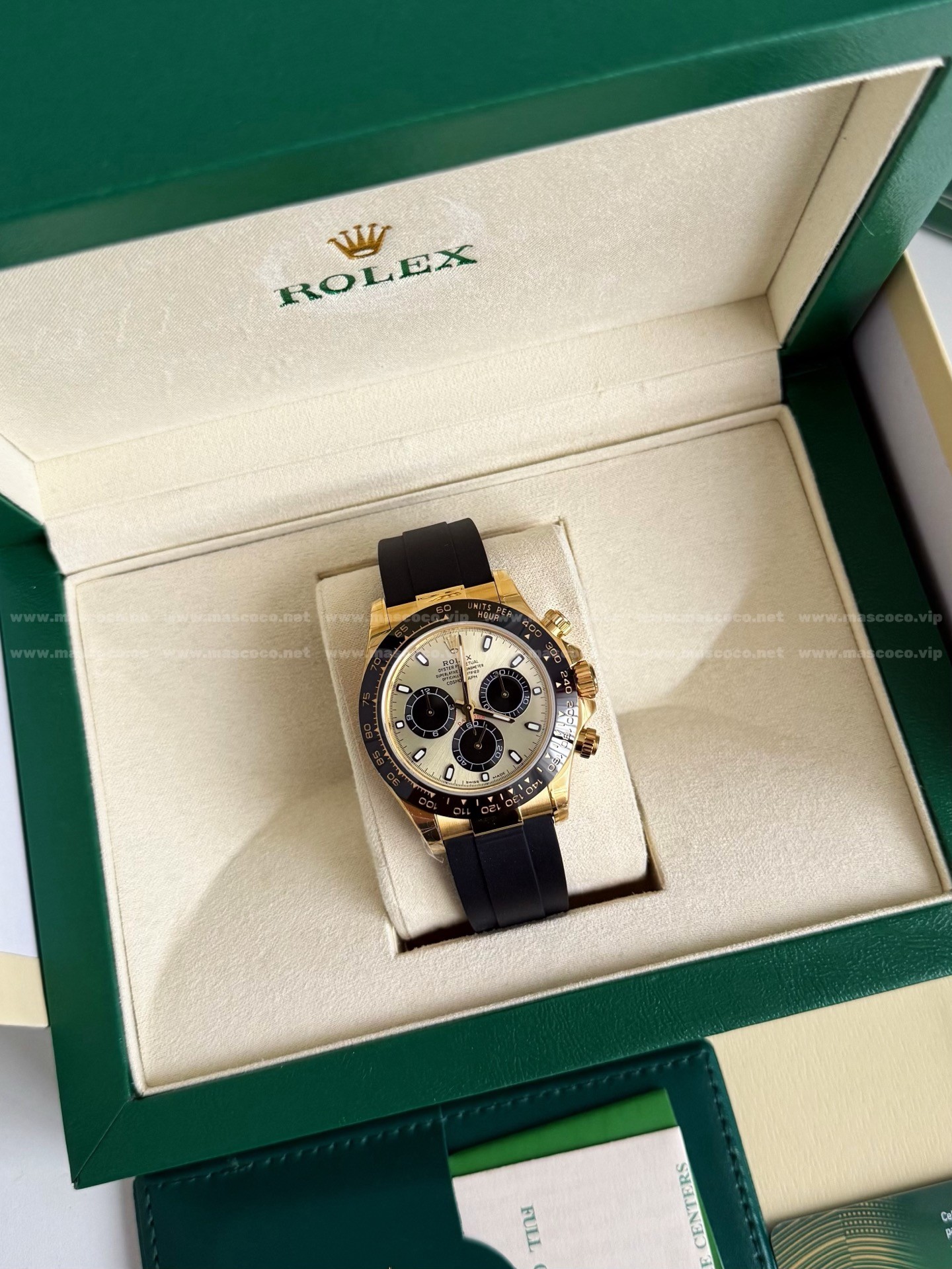 「#984」Rolex Daytona Exclusive Cal.4130 Men's Watch - Image 3