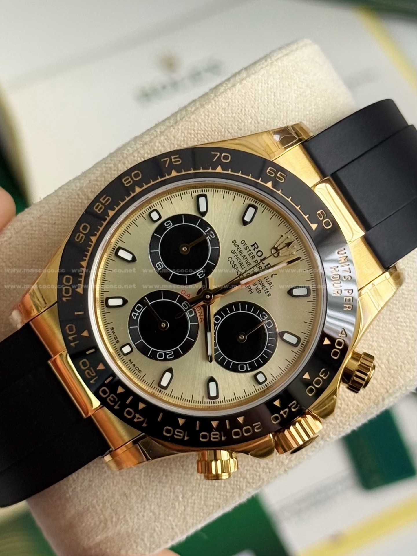 「#984」Rolex Daytona Exclusive Cal.4130 Men's Watch - Image 6