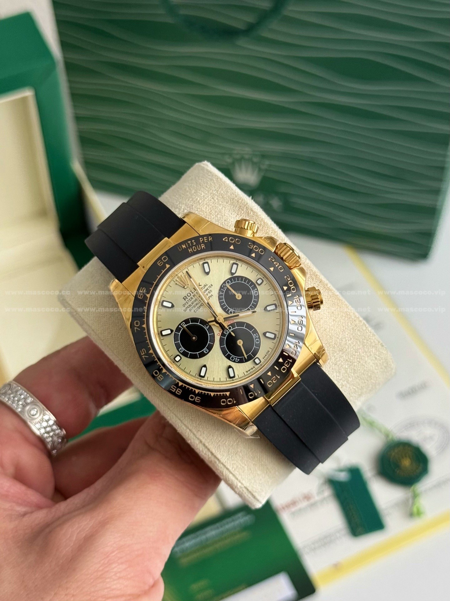「#984」Rolex Daytona Exclusive Cal.4130 Men's Watch - Image 5