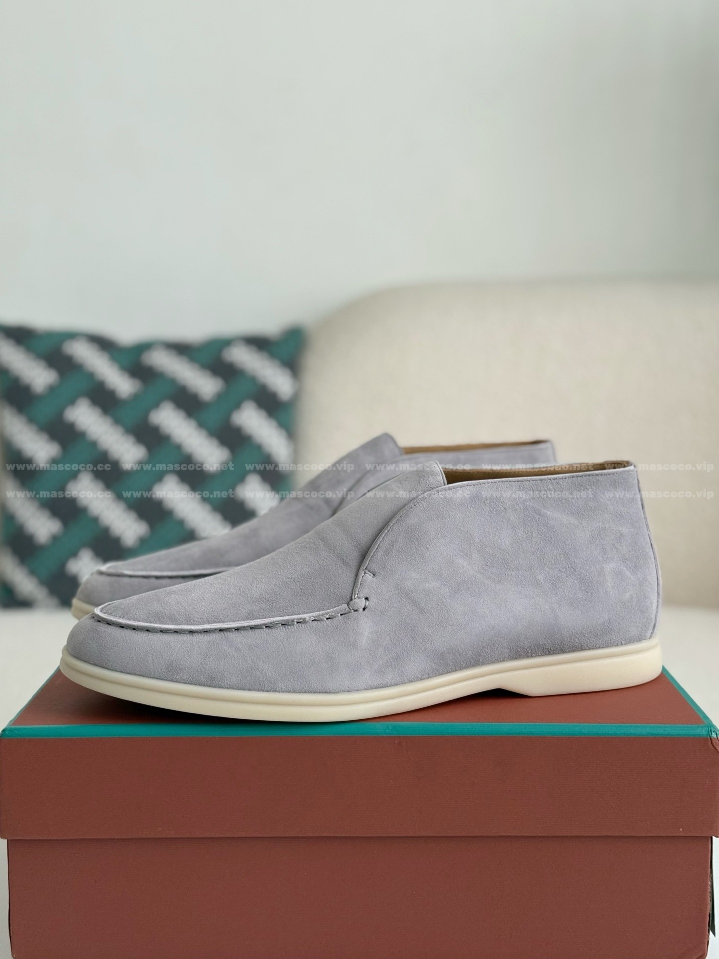 「#4714」Loro Piana Summer Charms Walk Moccasin Shoes