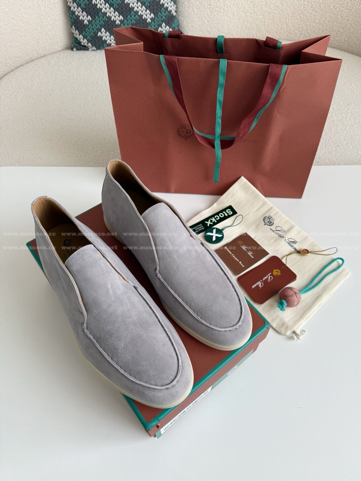 「#4714」Loro Piana Summer Charms Walk Moccasin Shoes - Image 3