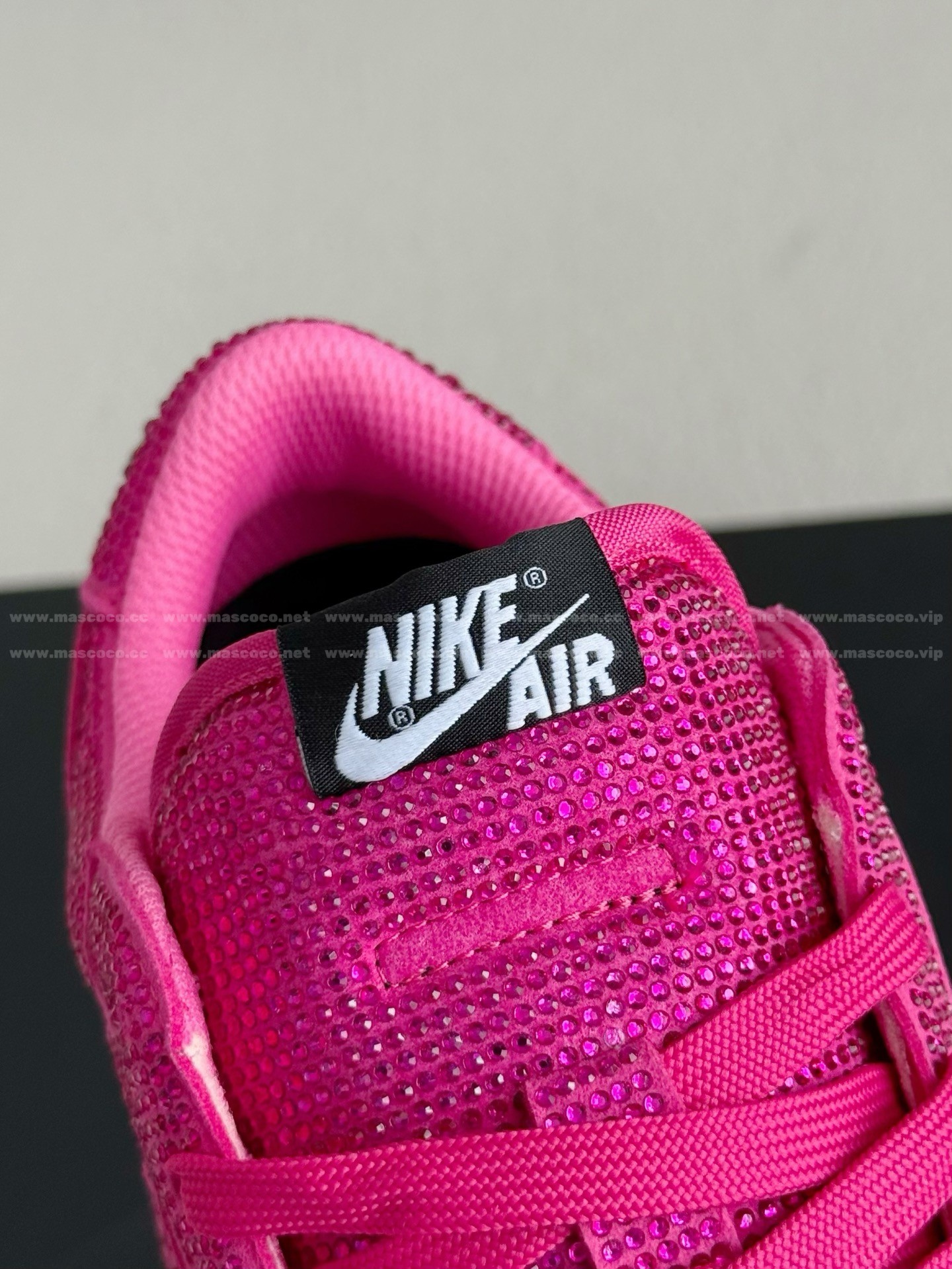 「#4760」Jordan 1 Hand-Set Rhinestones Low Sneakers - Image 10