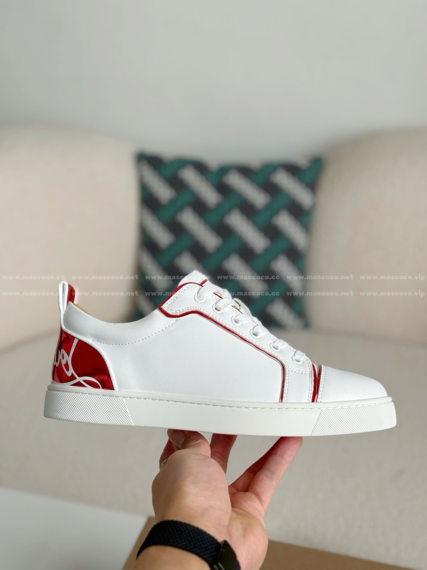 「#4779」Christian Louboutin Leather Plank Shoes - Image 6